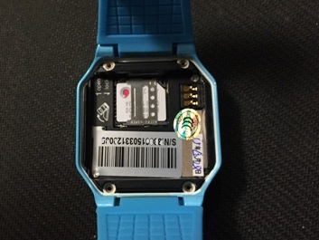 Kids Guardian GPS positioning watch sim slot