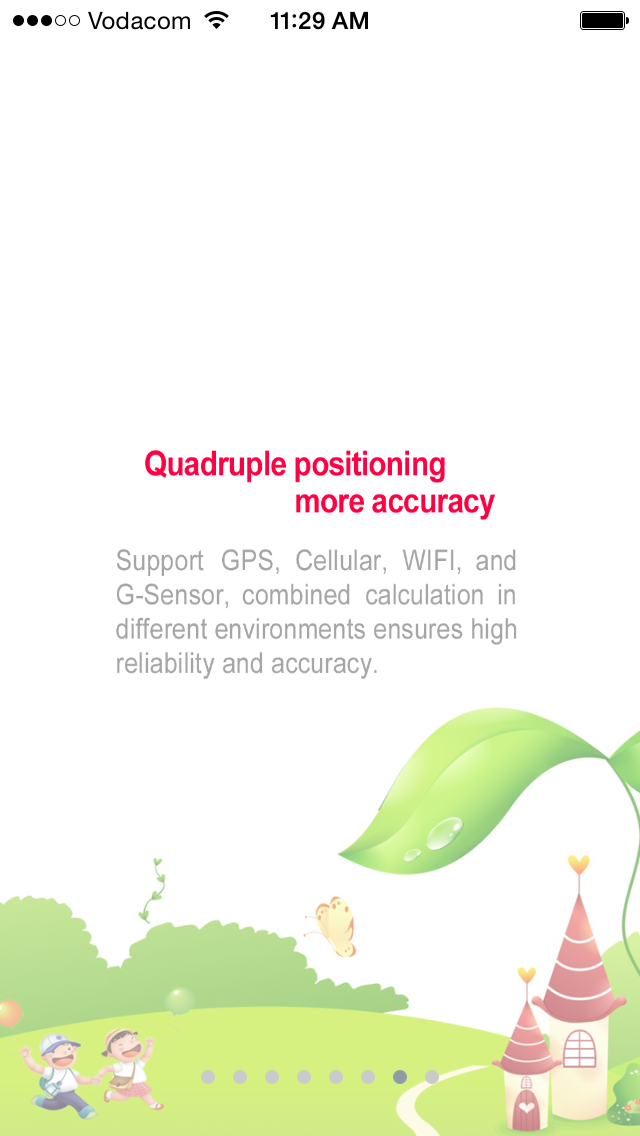 Kids Gps personal tracker watch Quad positioning