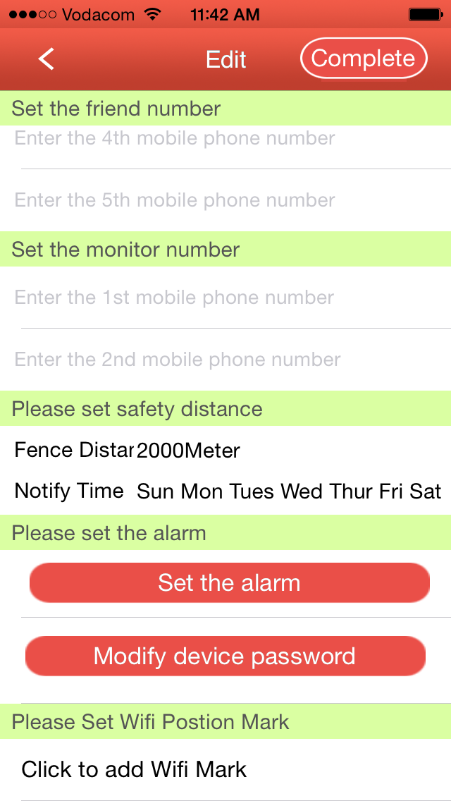 Kids Gps personal tracker watch app monitor